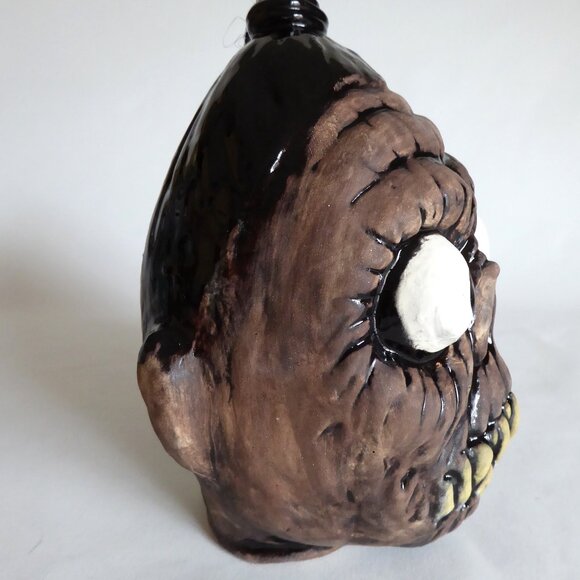 NEW LE #50 2013 LIFESIZE BEETLEJUICE SHRUNKEN HEAD CERAMIC TIKI MUG - Picture 3 of 10